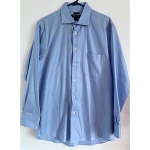 Pronto Uomo • Light Blue Non Iron Button Down Shirt